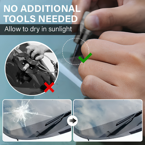 Mecham GlassFix — Windshield Chip & Crack Repair Kit