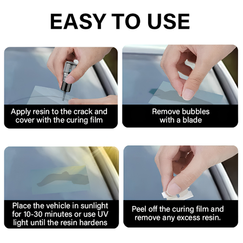 Mecham GlassFix — Windshield Chip & Crack Repair Kit